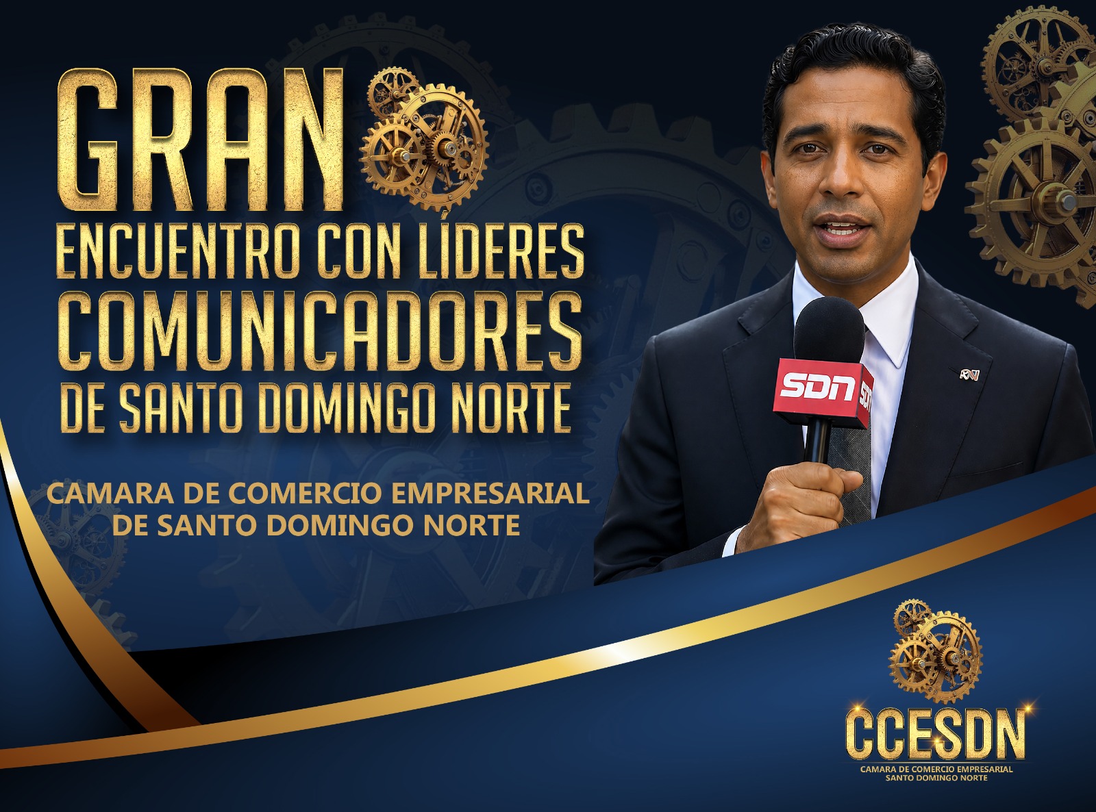 CÁMARA DE COMERCIO EMPRESARIAL DE SANTO DOMINGO NORTE CELEBRARÁ GRAN ENCUENTRO CON LÍDERES COMUNICADORES DEL MUNICIPIO.